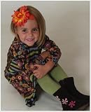 Z: Orange Daisy Headband