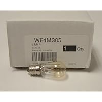 GE Part Number WE4M305 LAMP