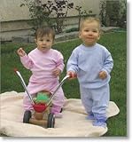 Organic Cotton Long John Pajamas