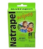 Adventure Medical Kits Natrapel DEET FREE Insect Repellent Wipes, 12 Pack 0165-6085