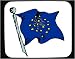 Decorated Mouse Pad with Indiana, state, flag, stars