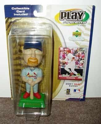 Upper Deck 2001 MLB Edition Playmakers Mark McGwire St. Louis Cardinals Bobblehead with Collector Card Bobble Head