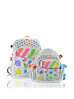 Kiddimoto Mochila Helmet Holder (Blanco / Multicolor)
