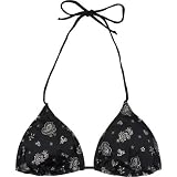 FULL TILT Bandana Womens Swimsuit Top - Black/White