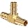 Anderson Metals Brass Hose Fitting, Tee, Barb