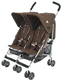 Poussette canne double twin Triumph Maclaren coffee brown