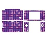 Purple Polka Dots Design Protective Skin for Nintendo DSi