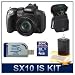 Canon Powershot SX10 IS 10MP Digital Camera Best Selling Super-Savings Bundle