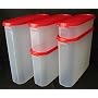 Tupperware Modular Mates 5 Pc Super Oval Pantry Set