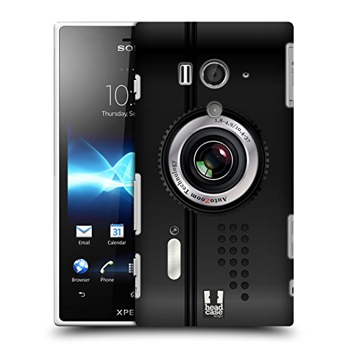 Head Case Designs Zoom Point and Shoot Protective Snap-on Hard Back Case Cover for Sony Xperia acro S LT26W