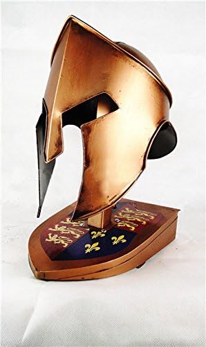 XHArmor Greek Spartan Helmet King Leonidas 300 Movie, Iron Armor Helmet, Size M 31*21cm(H*W)