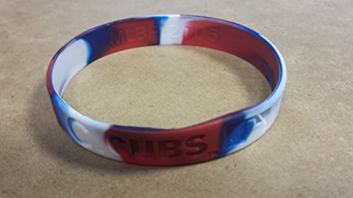 Officially Licensed NFL Chicago Cubs Rubber Wrist Band