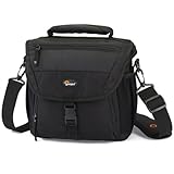Lowepro Nova 170 AW - Shoulder bag for digital photo camera with lenses - 600D polyester, 840D nylon - black