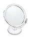 Danielle Ultra Vue Two-Sided Makeup Mirror, 12X Magnification, Clear Acrylic