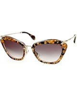 Amazon.com: Miu Miu MU10NS Sunglasses-7S