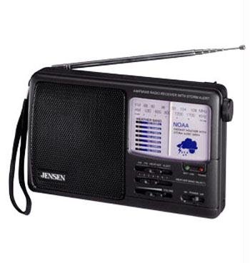 JENSEN MR600 AM/FM WEATHER BAND RADIO