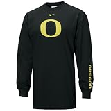 Nike Oregon Ducks Black Classic Logo Long Sleeve T-shirt