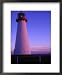 Exterior of Round Point Prim Lighthouse, Prince Edward Island National Park, Canada Framed Art Poster Print by Cheryl Conlon, 18x22