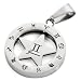 Search : Atlas Jewels Silver Tone Zodiac Stainless Steel Astrology Gemini Star Pendant Necklace