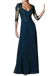 2016 Applique Lace Chiffon/Tulle Mother-of-the-Bride Dress 