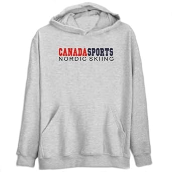 Canada Sports Nordic Skiing Mens Hoodie