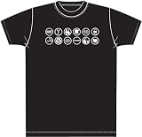 WORKING!! デザインTシャツ BLACK ピクトグラム サイズ:M
