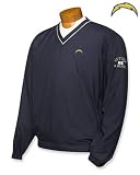 San Diego Chargers CB Weathertec Newcastle V-Neck Pullover Golf Jacket