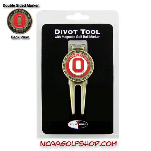 Ohio State Buckeyes Divot Tool Ball Marker Tg1