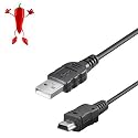 USB Datenkabel f&uuml;r Creative Zen :: schwarz - Ladekabel - Datenkabel mit Ladefunktion f&uuml;r Creative ZEN MP3 X-Fi2 X-Fi Mozaic V MX MuVo XMOD Neeon Plus Stone Plus Wav Neeon 2 / MP3 Player Zen Style 100 / Style 300 / Zen MX / X-Fi 2 / ZEN X-Fi Style / Zen Touch 2 / Mozaic EZ300 ... - black