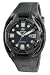 REACTOR Men's 71501 Heavy Water Black Coral Dial Polyurethane Strap Watch