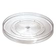 interDesign 54030 Linus Series 11-inch Clear Resipreme Turntable