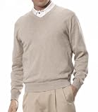 Signature Pima Cotton V-Neck Textured Sweaters
