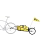 BOB Yak Plus Trailer In Black (Includes Dry Sak)