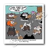 Londons Times Funny Cat Cartoons - 12-Step Cat Programs - Iron on Heat Transfers