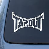 TAPOUT - Vinyl Car Decal Sticker #A1651 | Vinyl Color: White