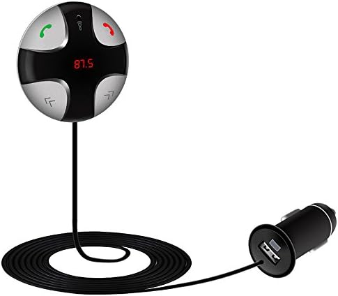 FM Transmitter, Car Wireless Bluetooth Fm Transmitter Handsfree Car Kit Support TF Card MP3 File with 5V/2A USB Charger for iPhone SE iPhone 6 6s Plus 5s Samsung Galaxy S6/S5/S4/S3 Note4/Note3 LG HTC