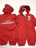 Washington Redskins Infants / Babys / Kids maroon hooded Wind Suit coverall