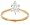 14k Yellow Gold Marquise Solitaire Diamond Engagement Ring (3/4 ct, H-I Color, SI2-I1 Clarity)