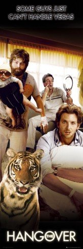 1art1 51170 Hangover - Vegas T&uuml;r-Poster (158 x 53 cm) Preisvergleich