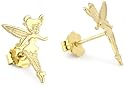 Disney "Tinker Bell" Girl's 14k Stud Earrings