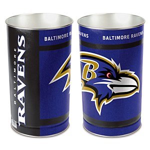 NFL Baltimore Ravens Wastebasket