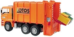 MAN Garbage Truck rear loading orange