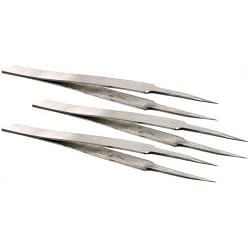 3 Stainless Steel #GG Tweezers Antimagnetic Gem Tools