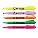Avery® Pen Style Hi-liter, Assorted, Fluorescent Green, Fluorescent Orange, Fluorescent Pink, Fluorescent Purple, Fluorescent Yellow (23555)