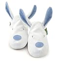 Funky Feet Baby Slippers Blue Bunny