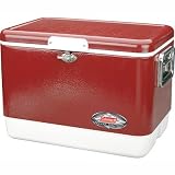 Coleman 54-Qt. Steel-Belted Cooler (Red) by SHOPZEUS