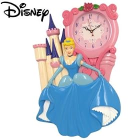 Kid Decor Disney Cinderella Castle Wall Clock