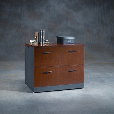 Sauder Via Lateral File in Classic Cherry