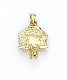 14K Basketball Hoop Pendant - GH10823