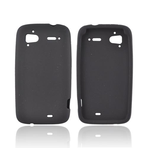 Black Silicone Case Cover For HTC Sensation 4G